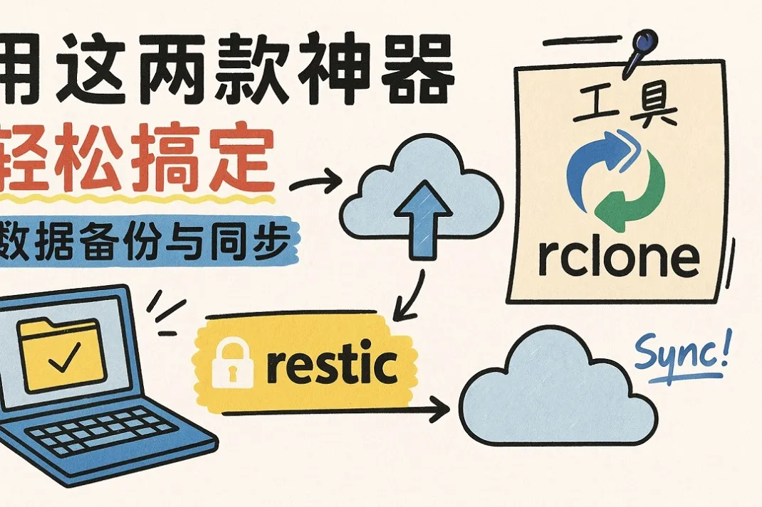 两款神器，轻松搞定数据备份与同步：Restic + Rclone